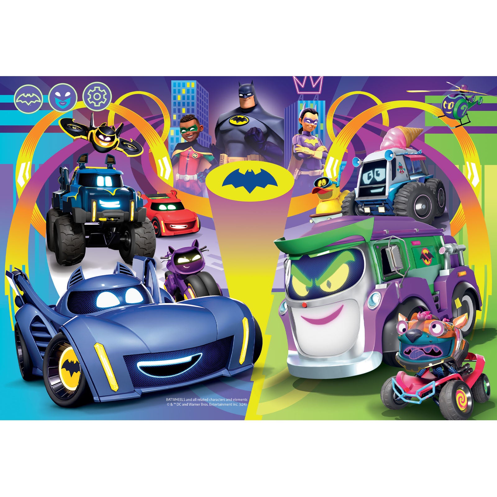 Batwheels - 2 x 24 Piece Puzzles