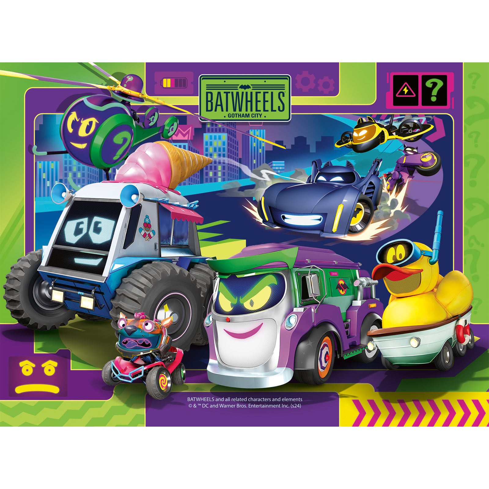 Batwheels - 4 Puzzles In a Box