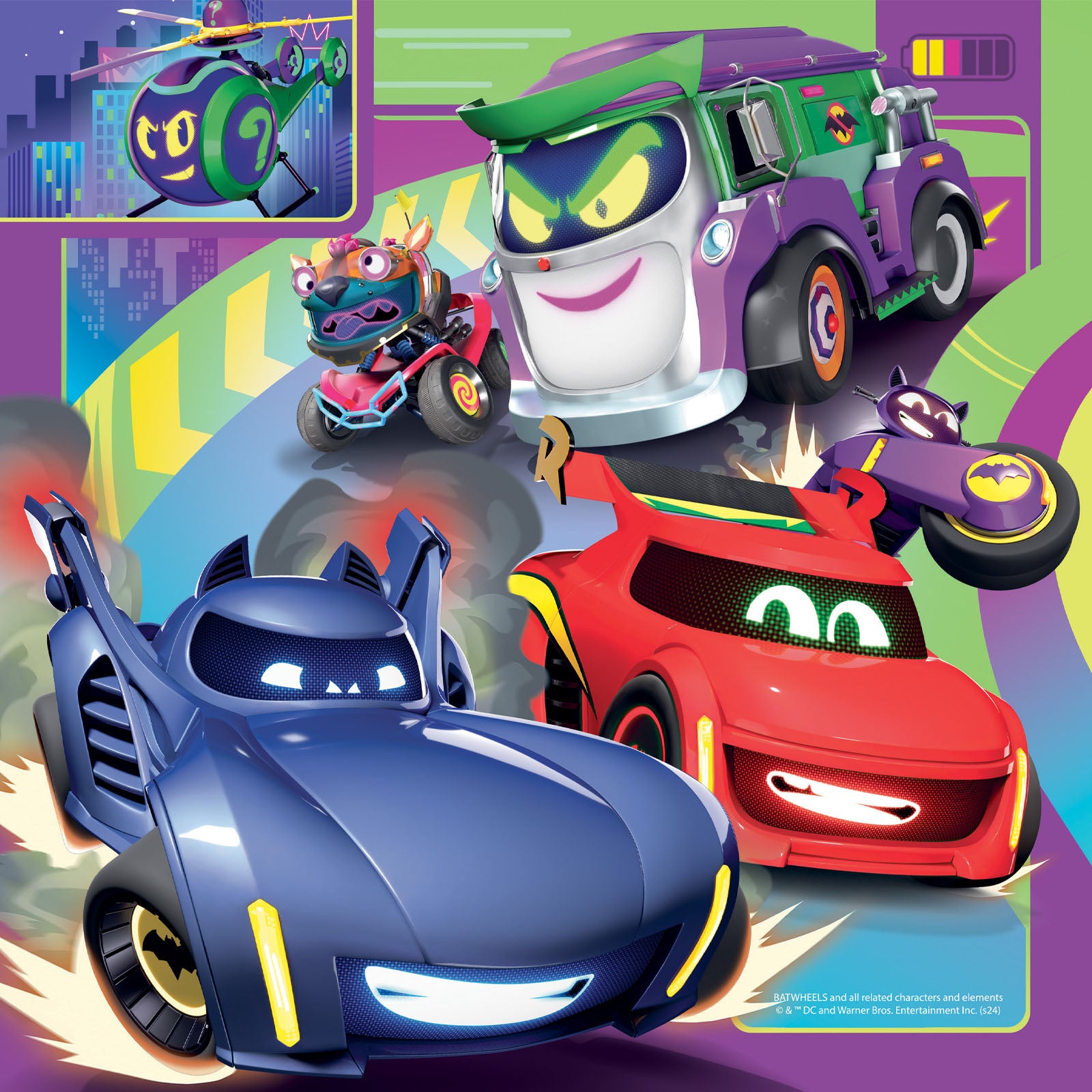 Batwheels - 3 x 49 Piece Puzzles