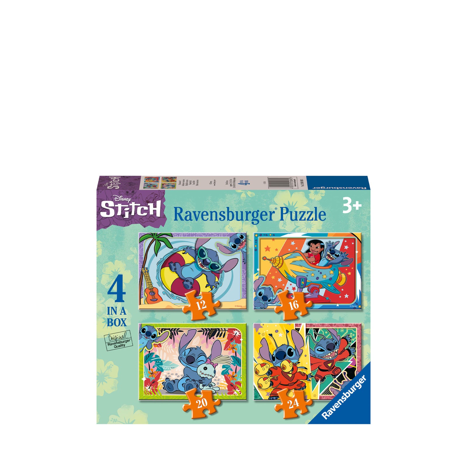 Disney Stitch - 4 Puzzles In a Box