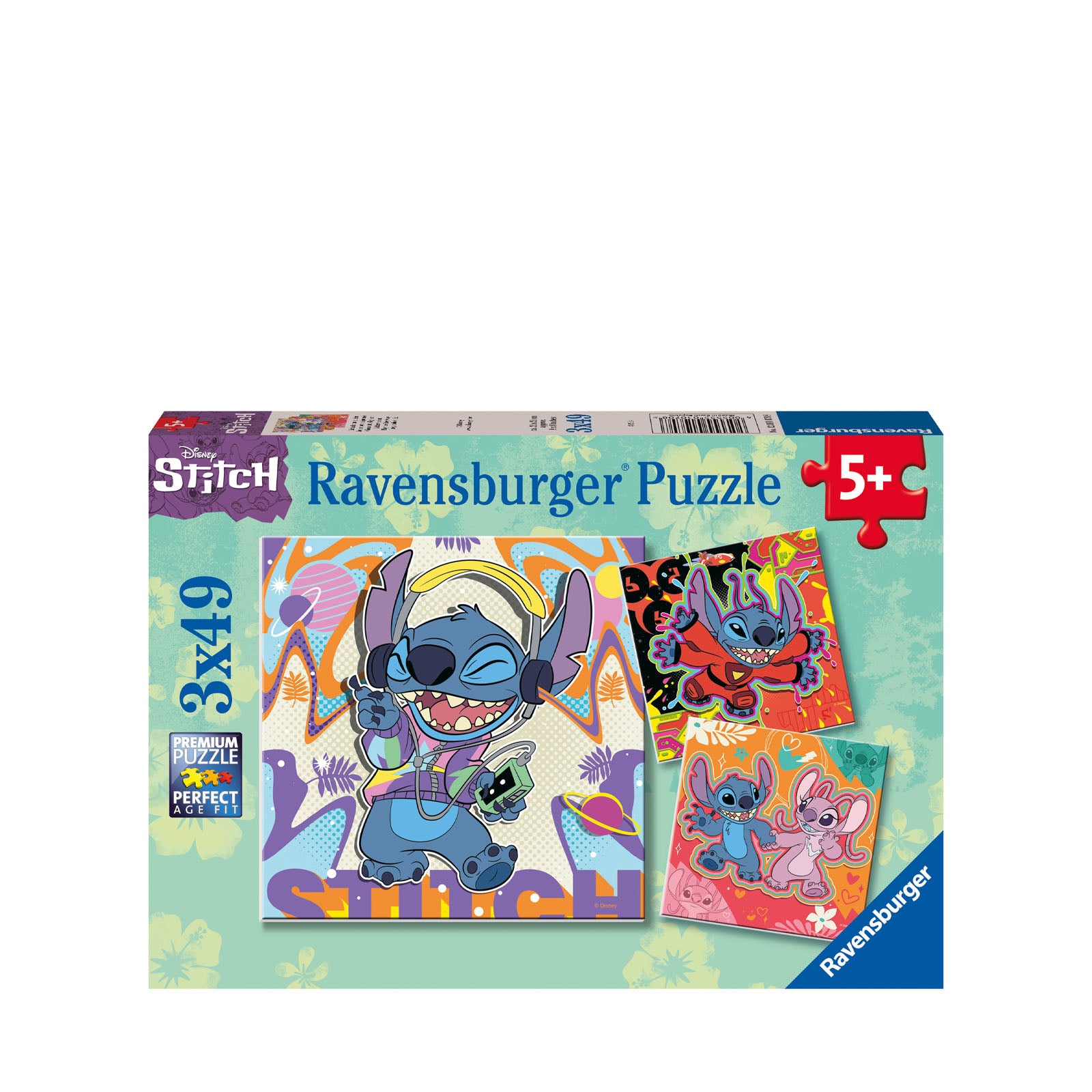 Disney Stitch - 3 x 49 Piece Puzzles