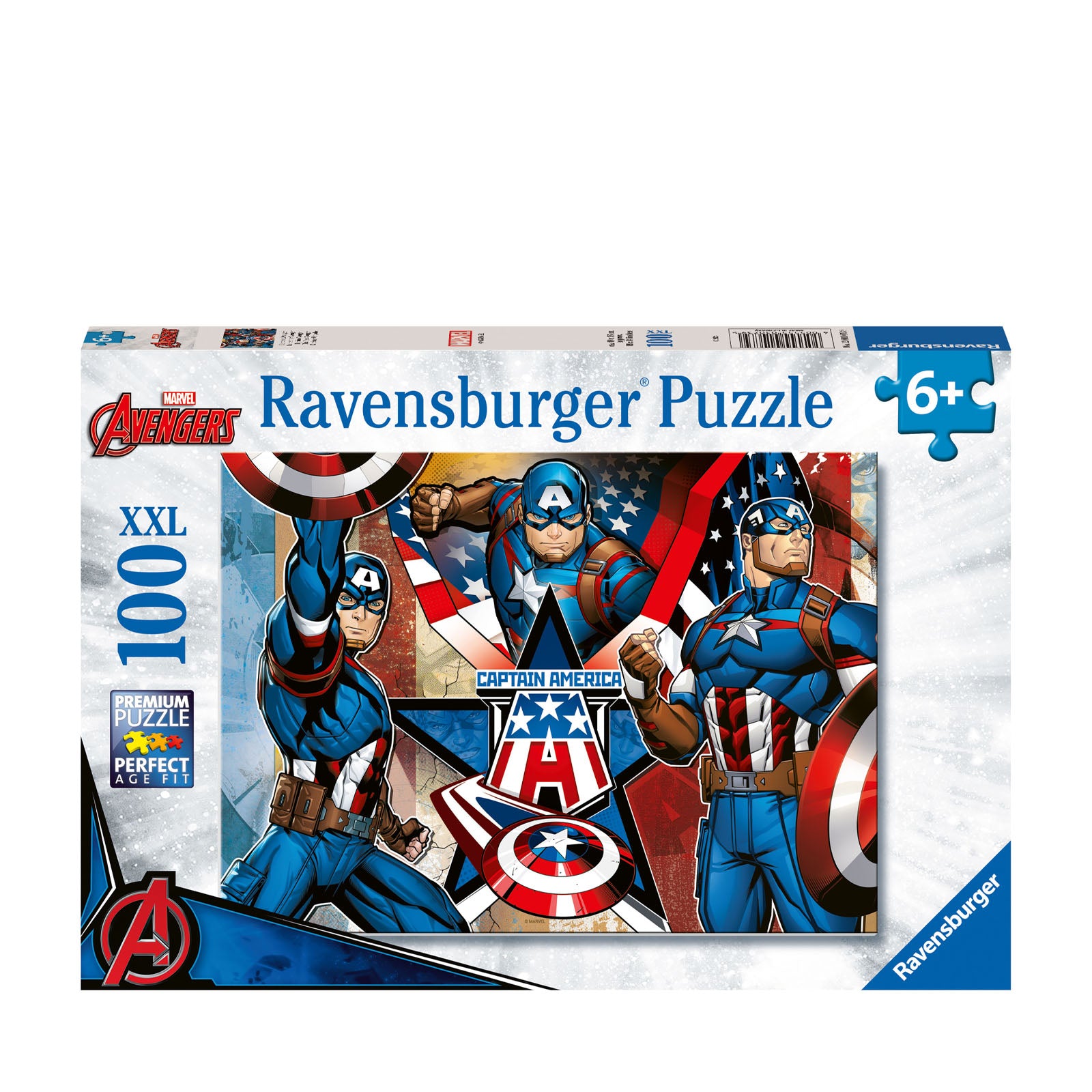 Marvel Hero Captain America - 100 XXL Piece Puzzle