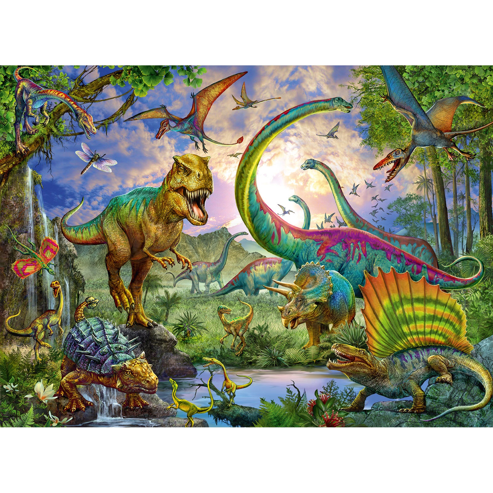 Dinosaurs Realm Of The Giants - 200 Piece Puzzle