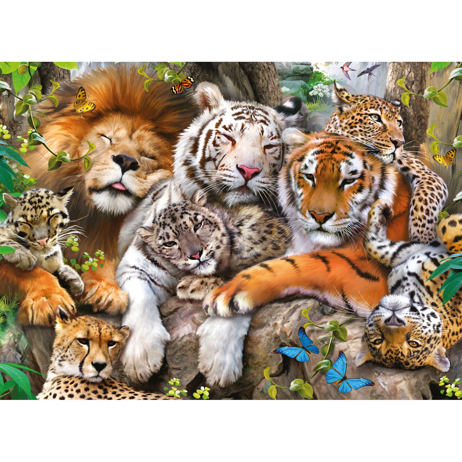 Big Cat Nap - 200 Piece Puzzle