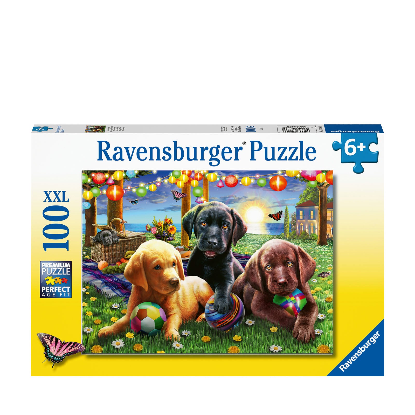 Puppy Picnic - 100 XXL Piece Puzzle