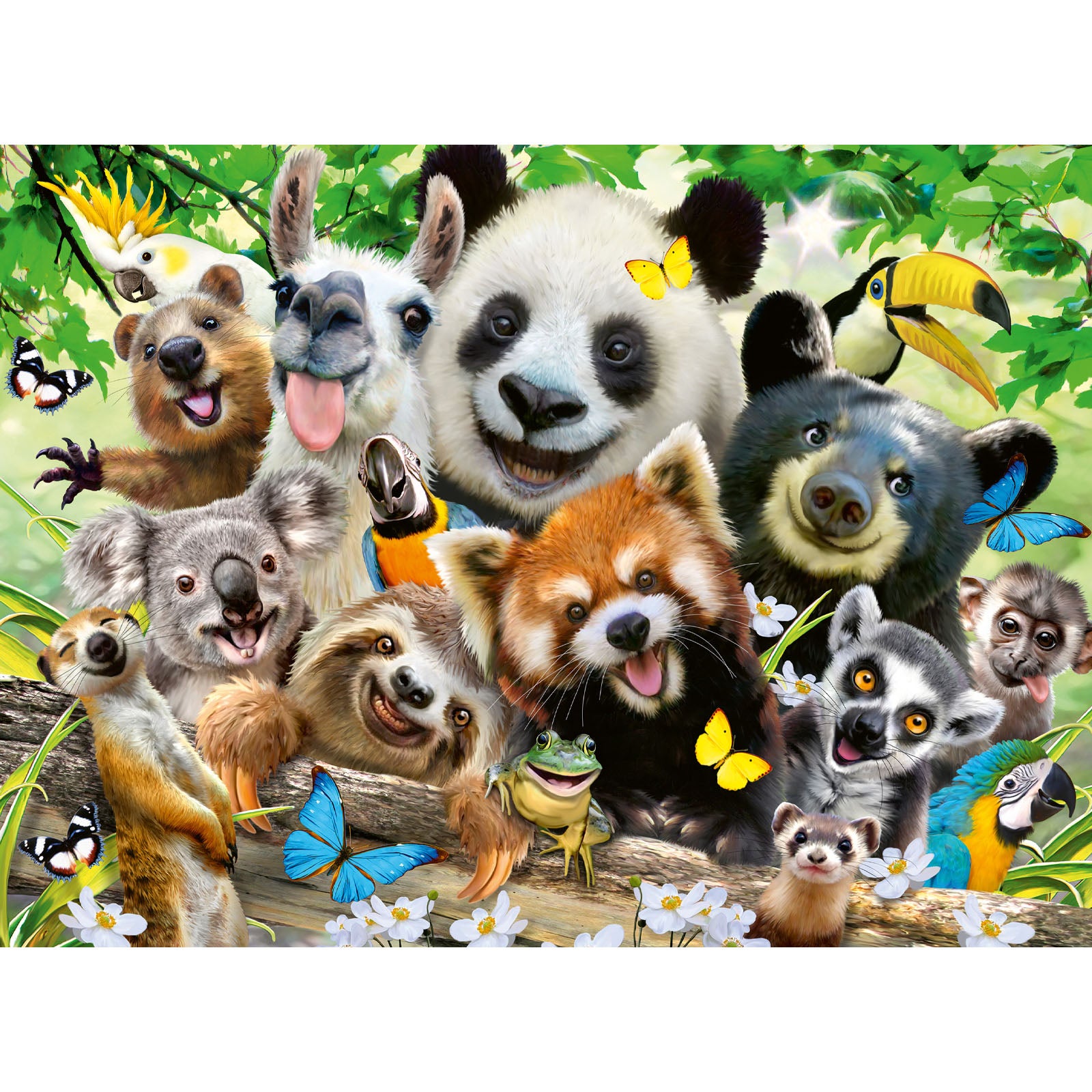 Wildlife Selfie - 300 XXL Piece Puzzle