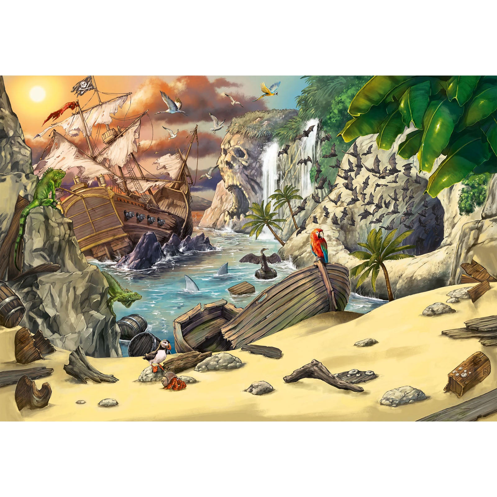 Pirates Peril - 368 Piece Escape Puzzle