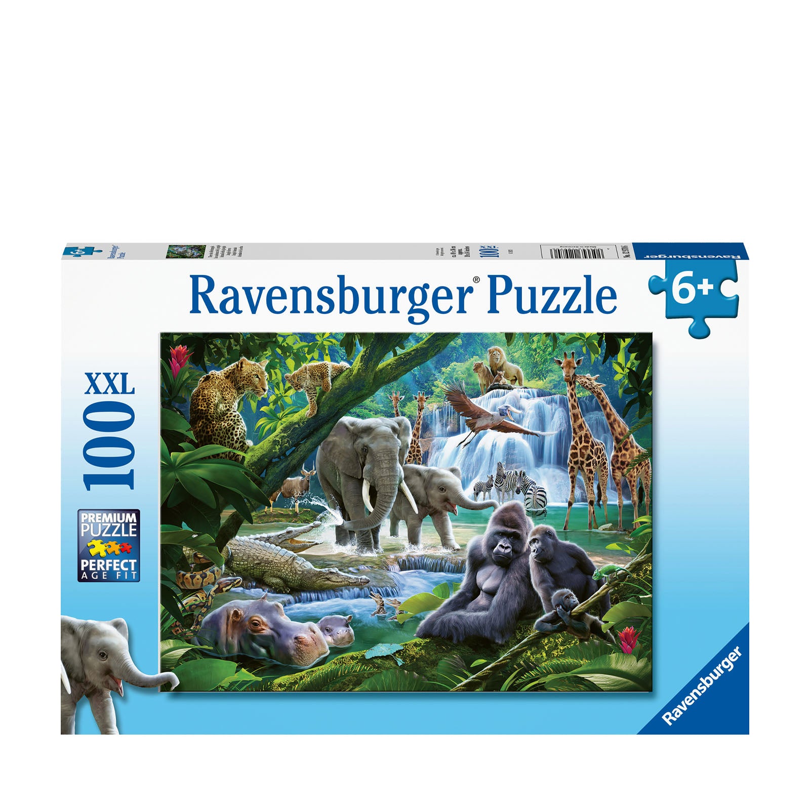 Jungle Families - 100 XXL Piece Puzzle