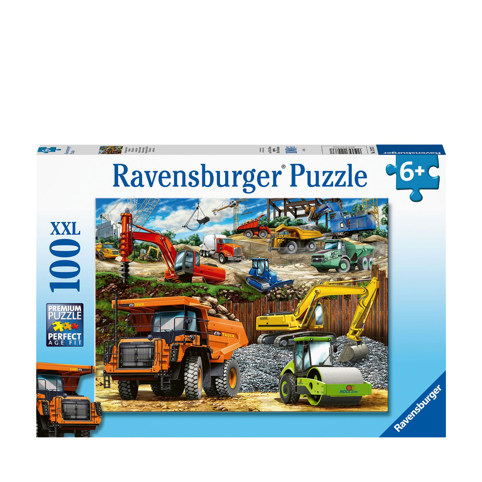 Construction Vehicles - 100 XXL Piece Puzzle