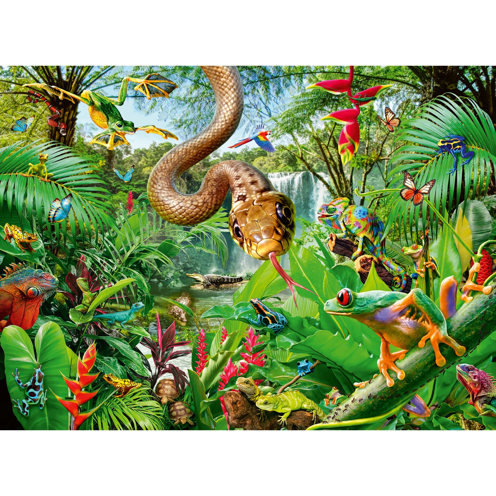 Reptile Resort - 300 XXL Piece Puzzle