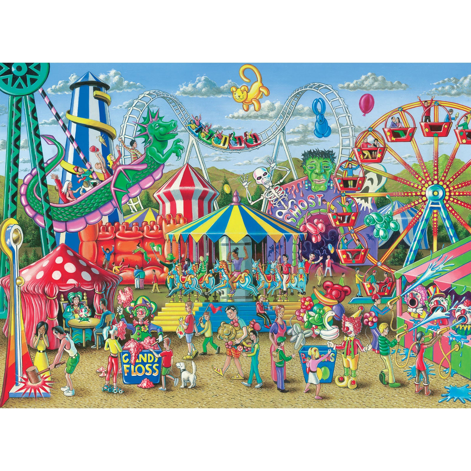 Fun at The Carnival - 300 XXL Piece Puzzle