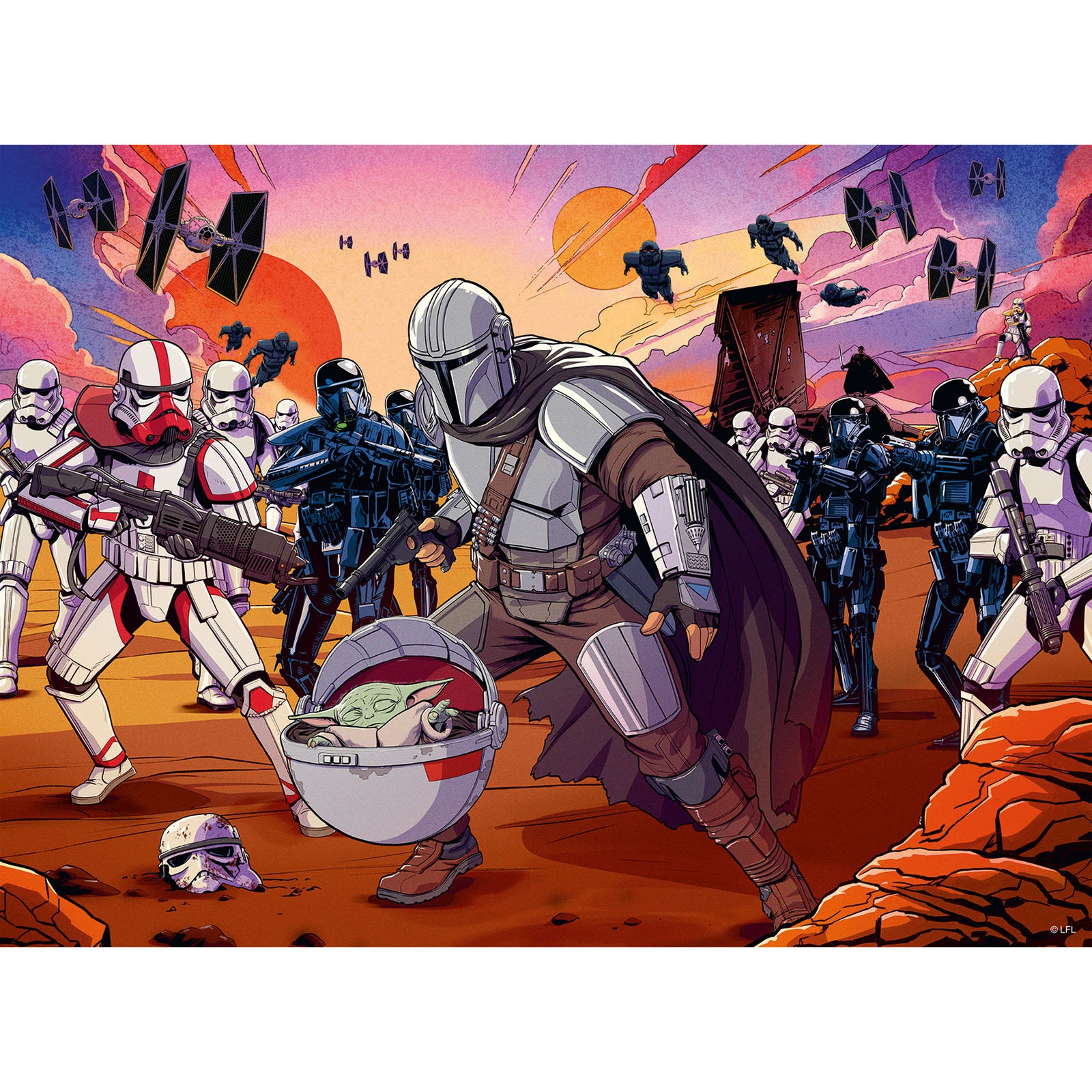 Star Wars The Mandalorian - 200 Piece Puzzle