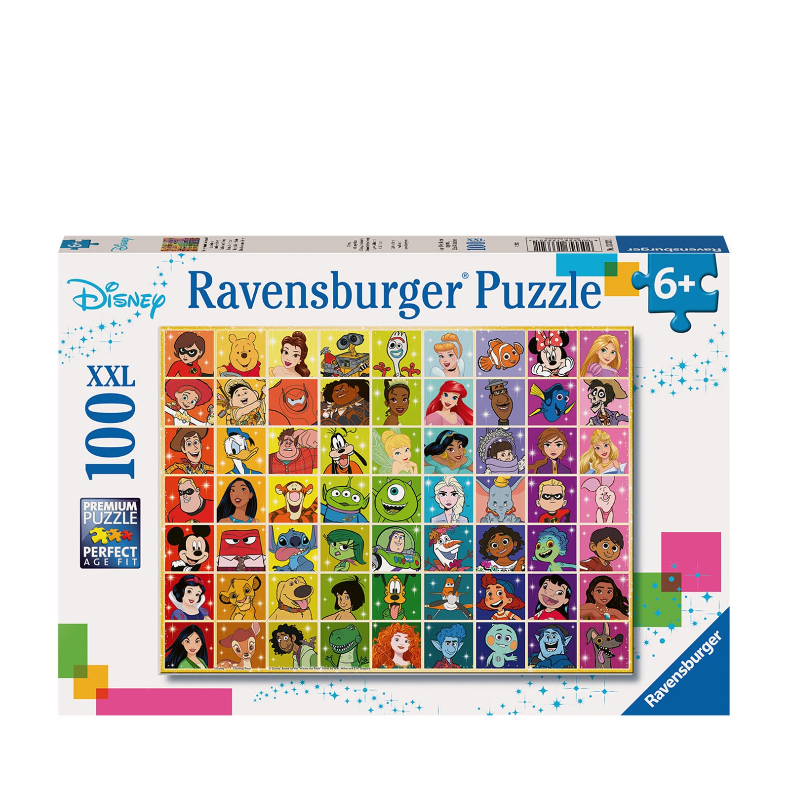 Disney and Pixar Colour Palette - 100 XXL Piece Puzzle