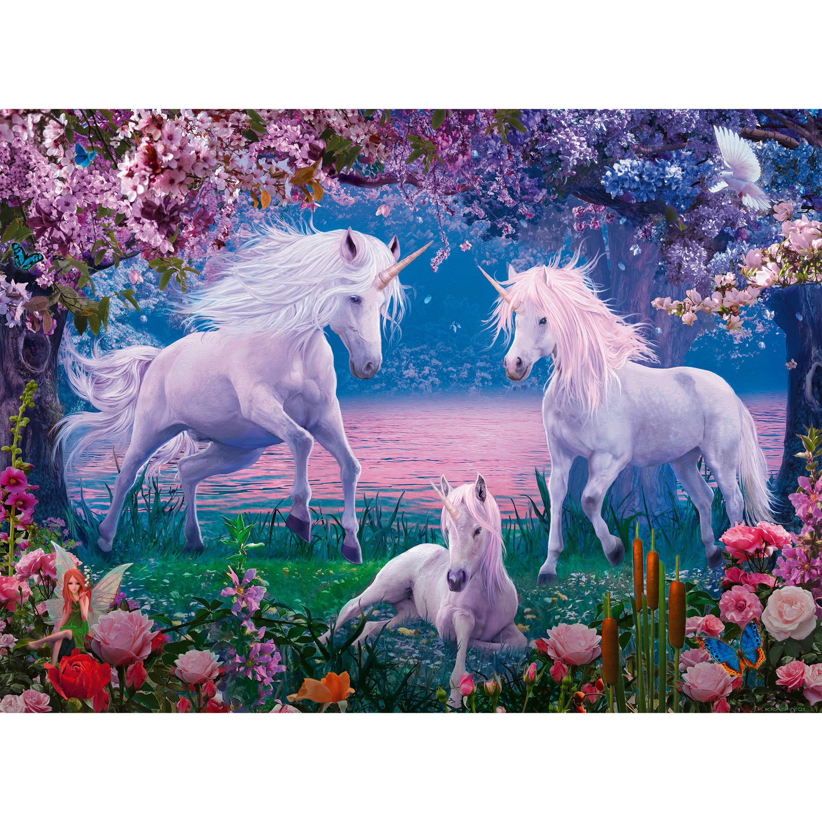 Unicorns - 100 XXL Piece Puzzle