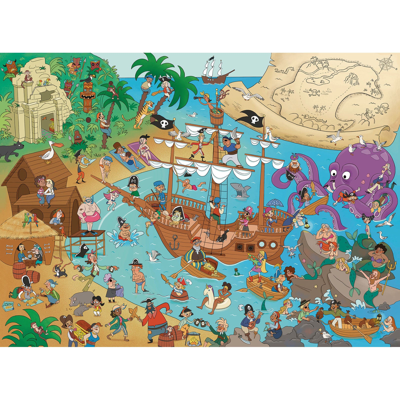 Pirate Island - 150 Piece Puzzle