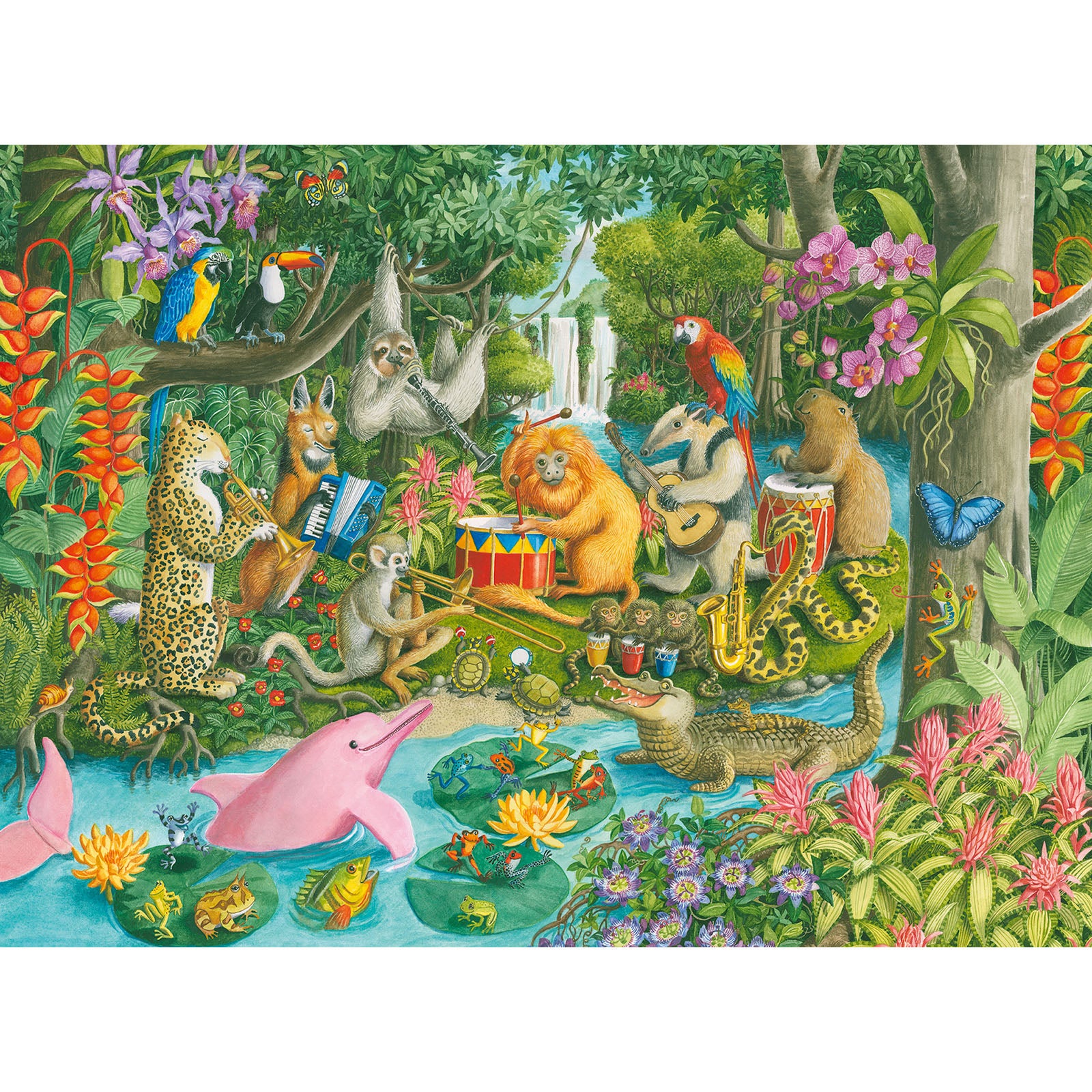 Rainforest River Band - 100 XXL Piece Puzzle