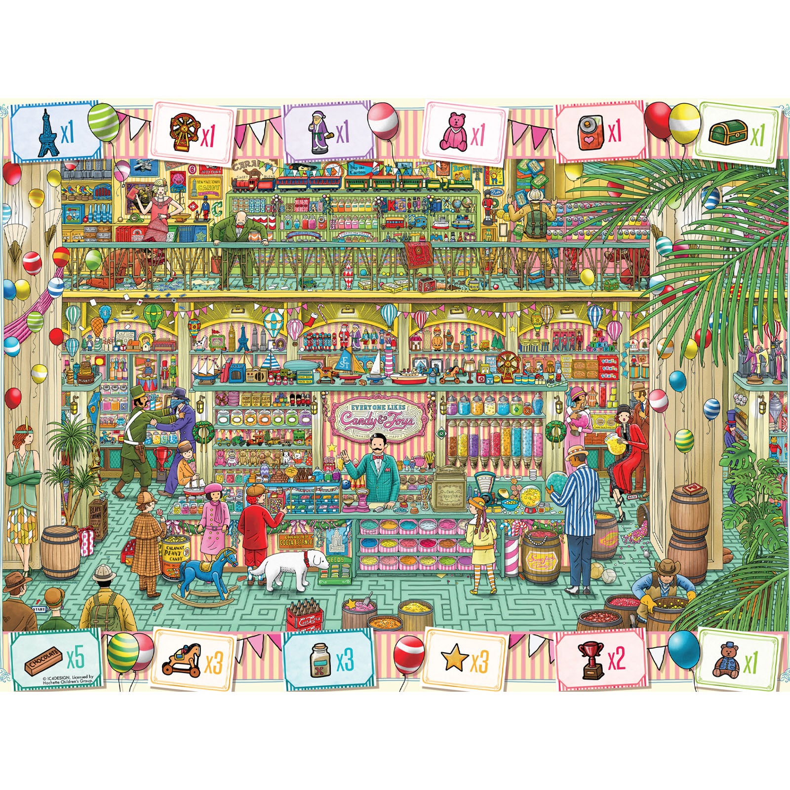 Pierre the Maze Detective The Candy Store - 100 XXL Piece Puzzle