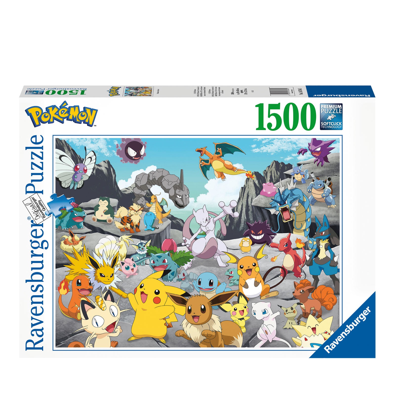 Pokemon Classics - 1500 Piece Puzzle