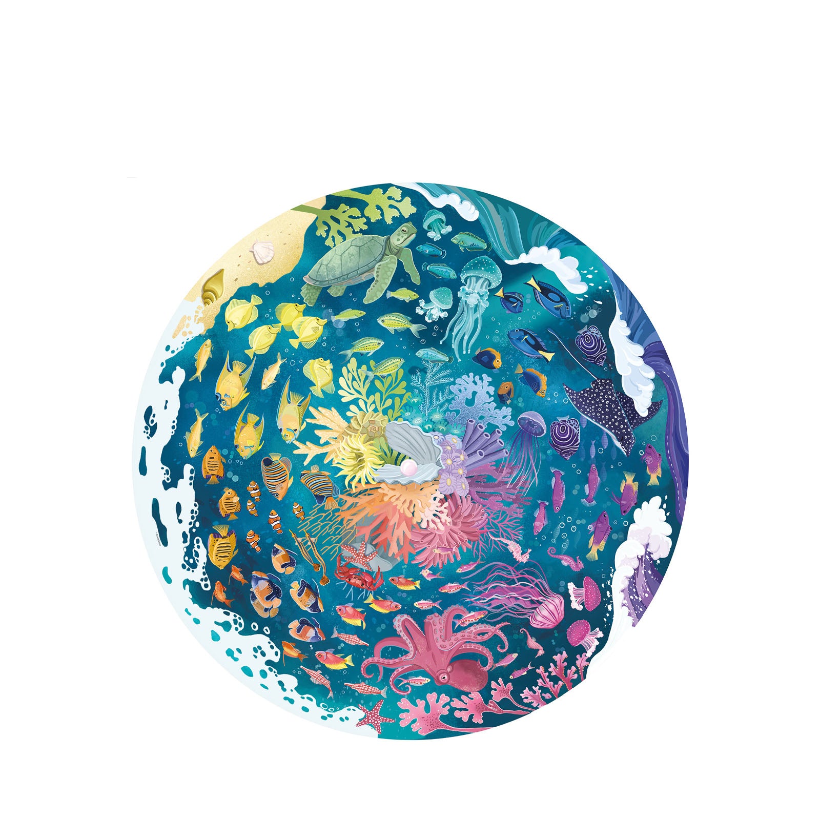 Circle of Colours Oceans - 500 Piece Puzzle