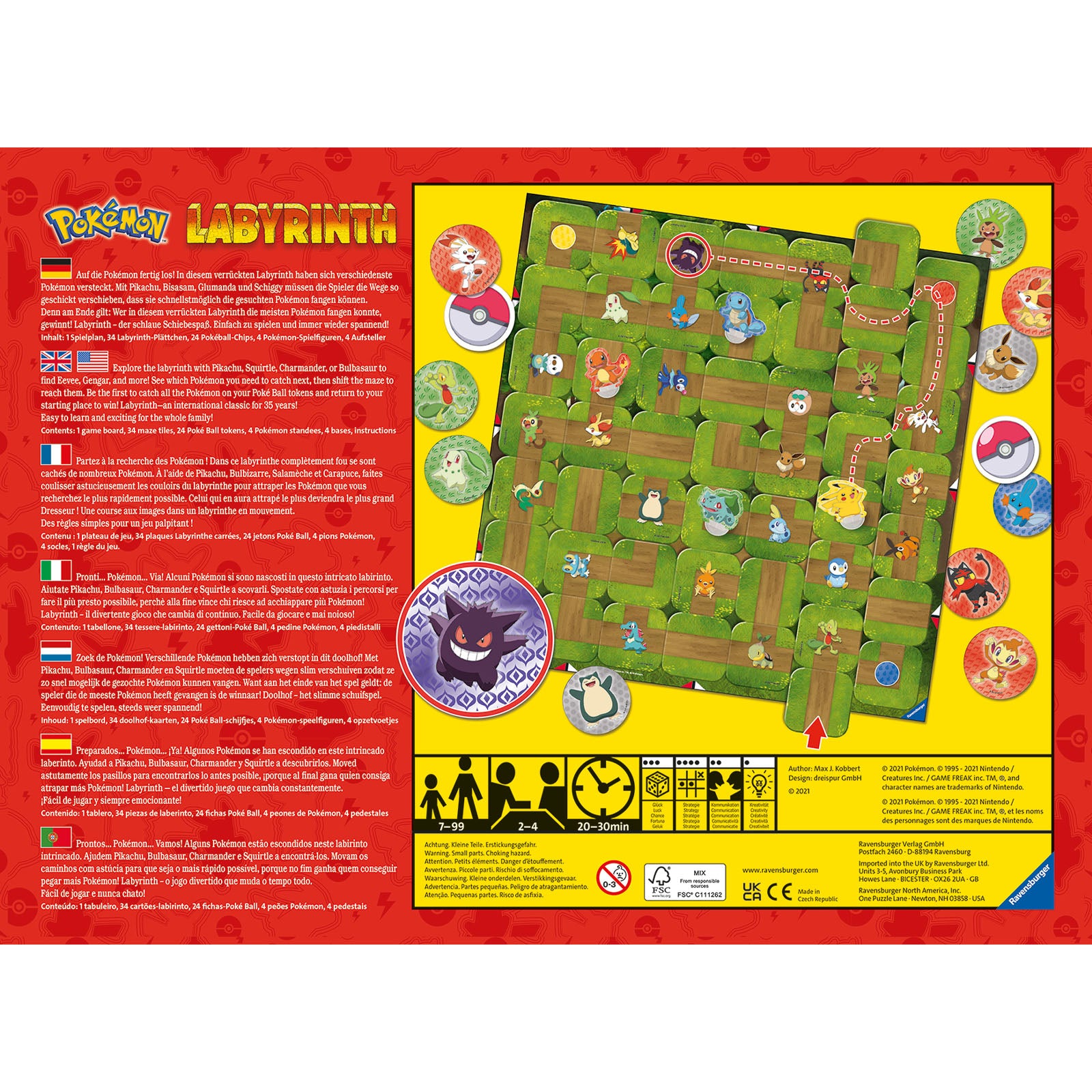 Pokemon - Labyrinth Board Game