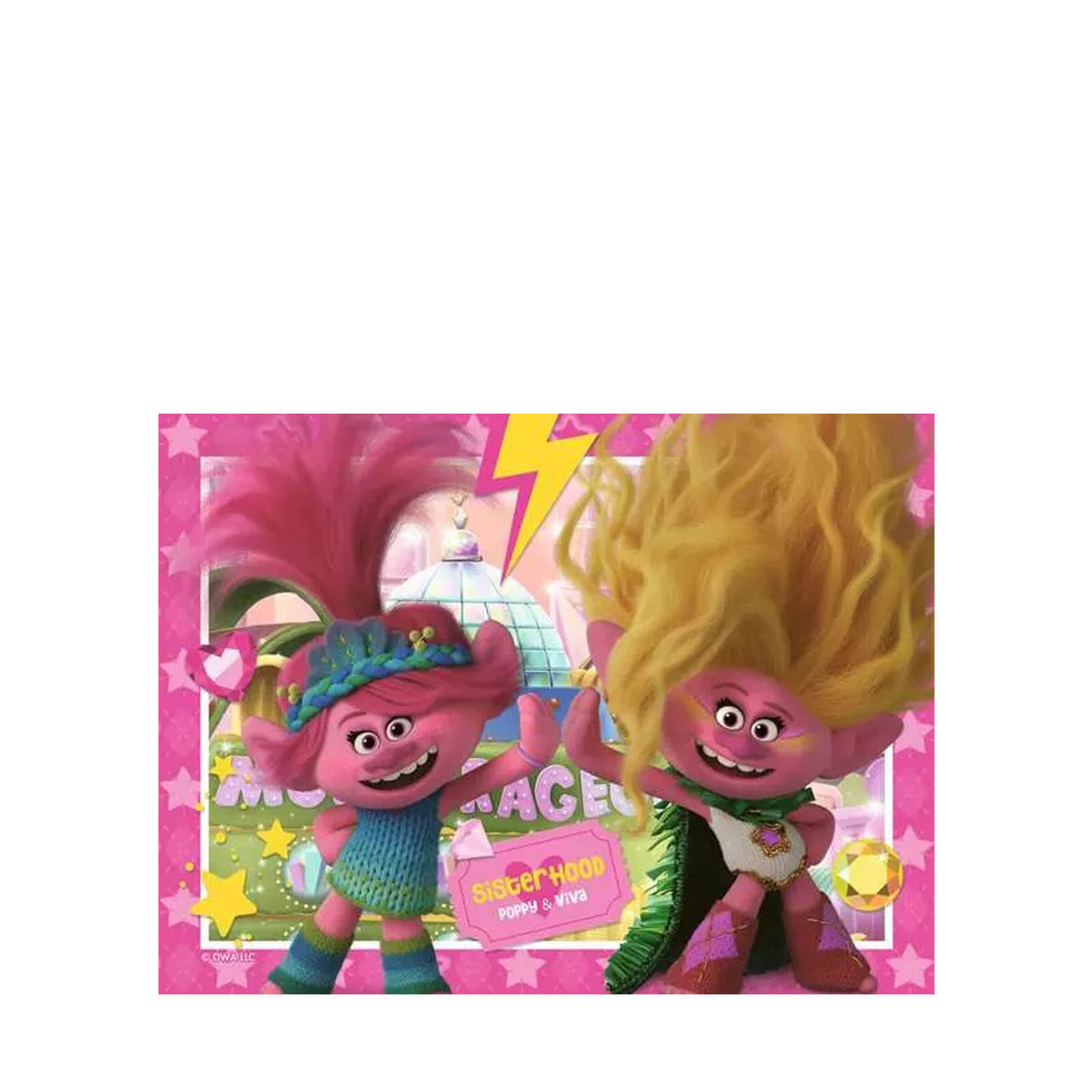 Trolls 3 Movie - 4 Puzzles In a Box