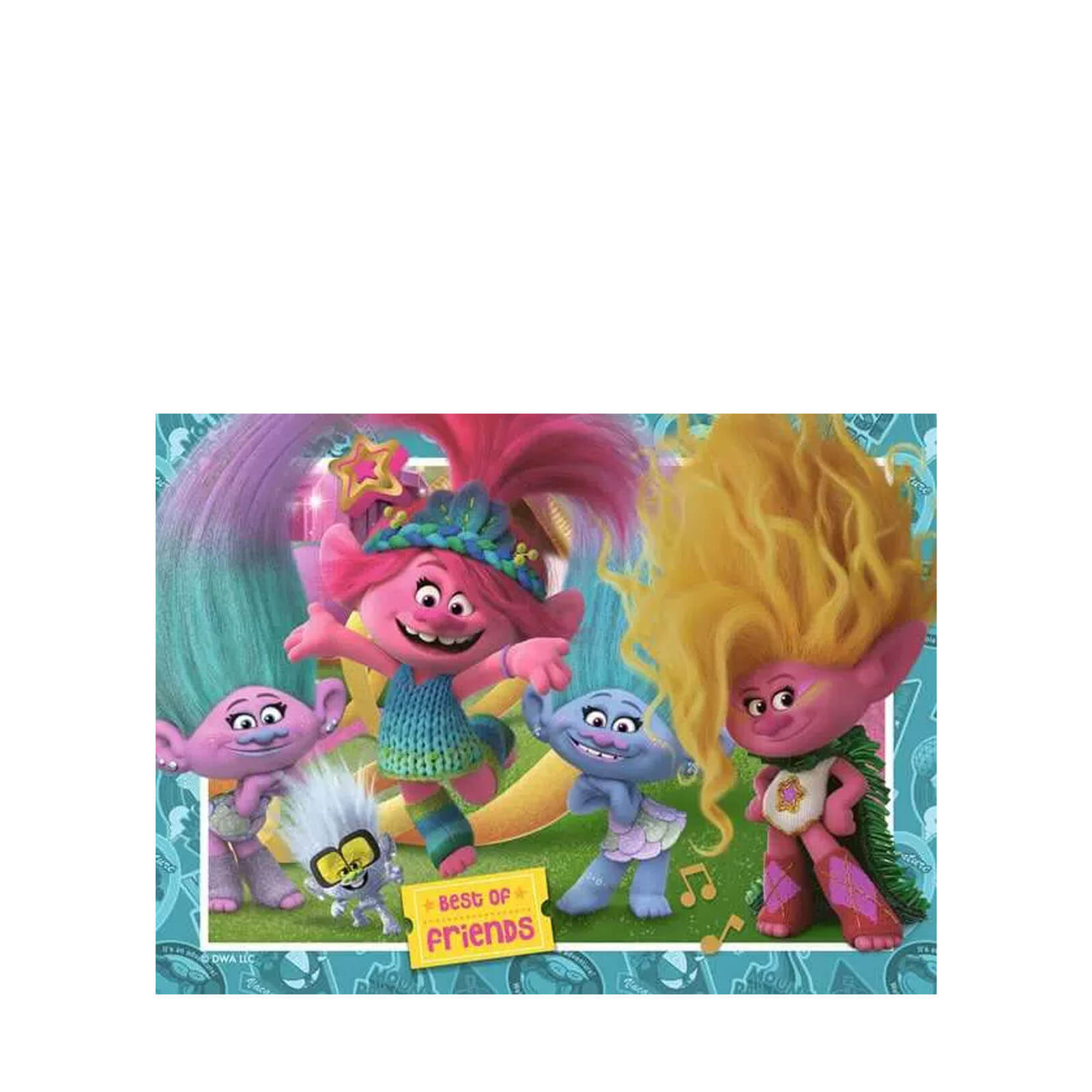 Trolls 3 Movie - 4 Puzzles In a Box