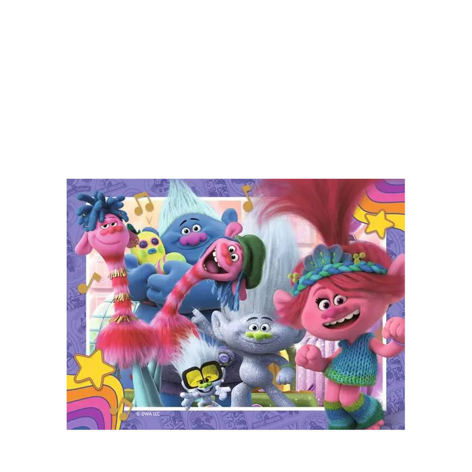 Trolls 3 Movie - 4 Puzzles In a Box
