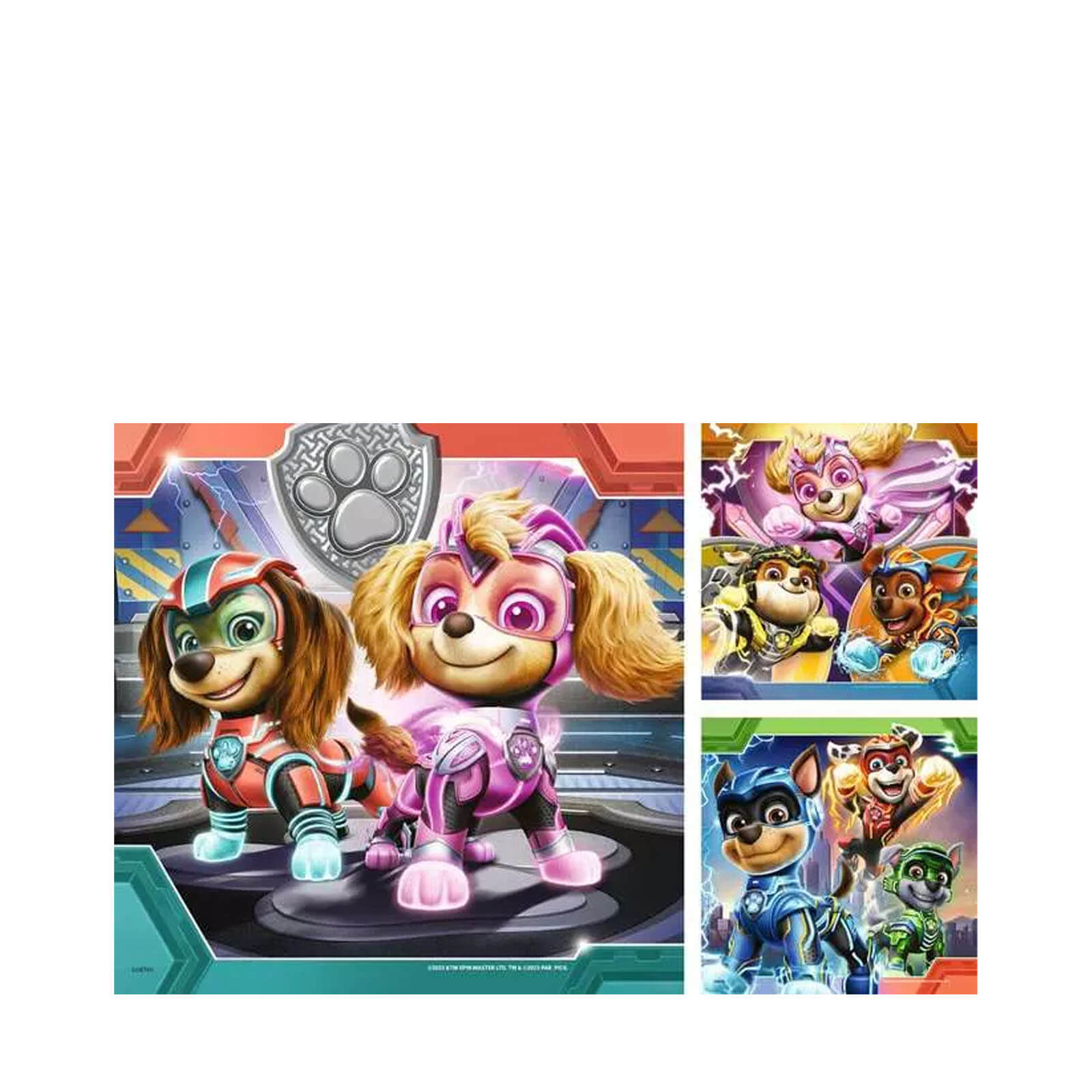 Paw Patrol The Mighty Movie - 3 x 49 Piece Puzzles