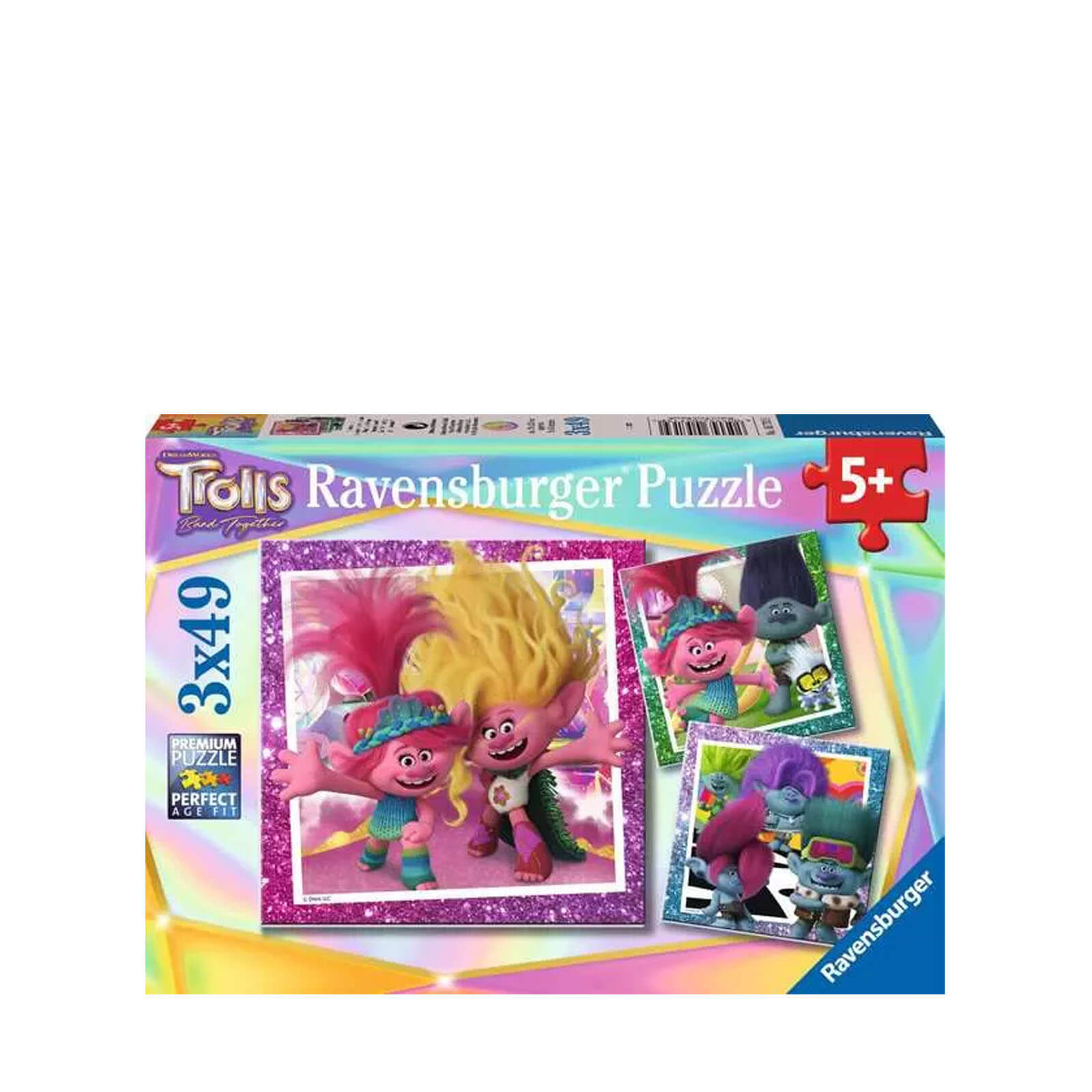 Trolls 3 Movie - 3 x 49 Piece Puzzles