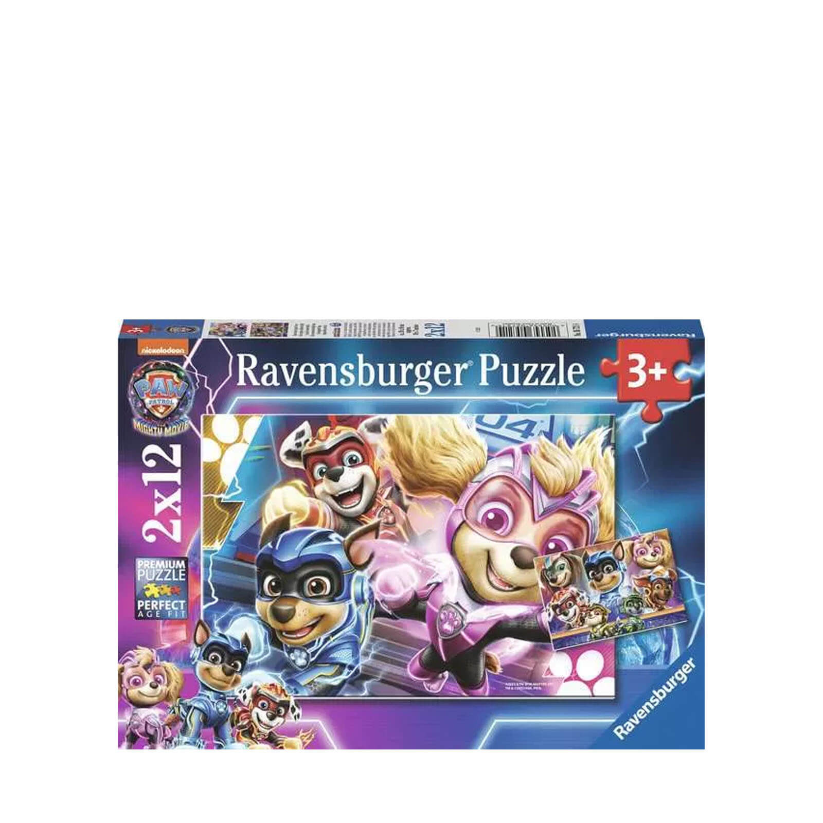 Paw Patrol The Mighty Movie - 2 x 12 Piece Puzzles