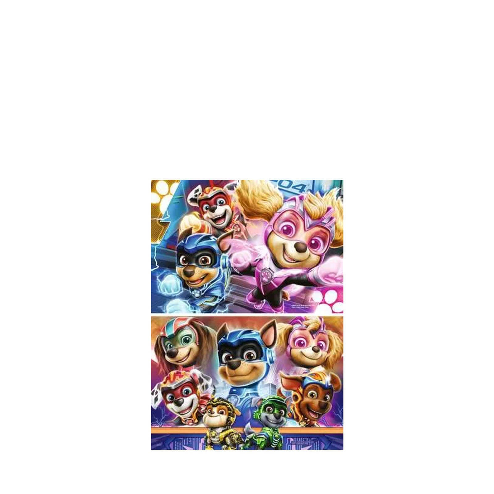 Paw Patrol The Mighty Movie - 2 x 12 Piece Puzzles