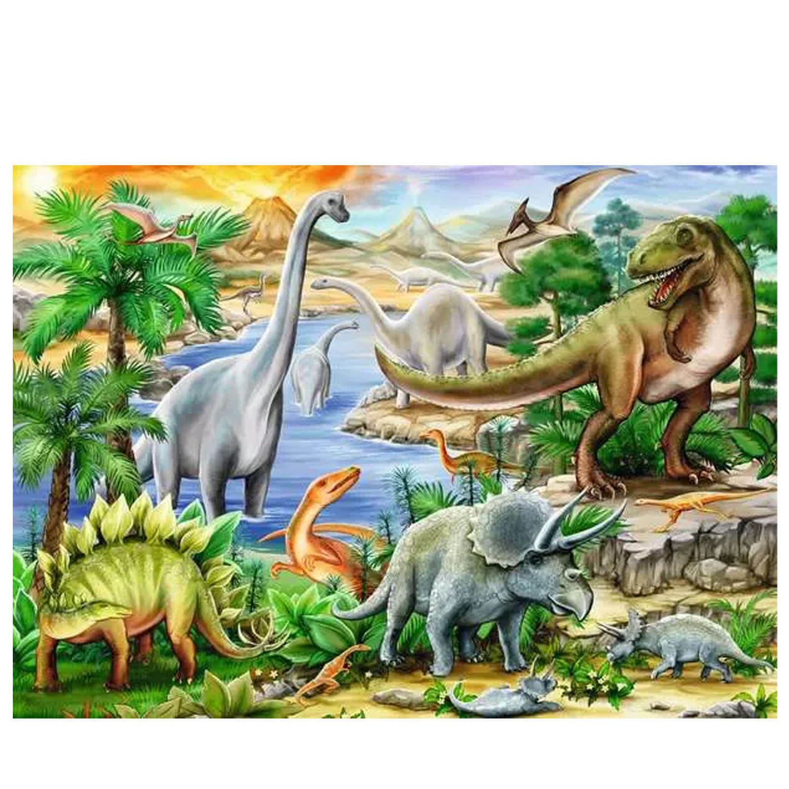 Prehistoric Life - 60 Piece Puzzle