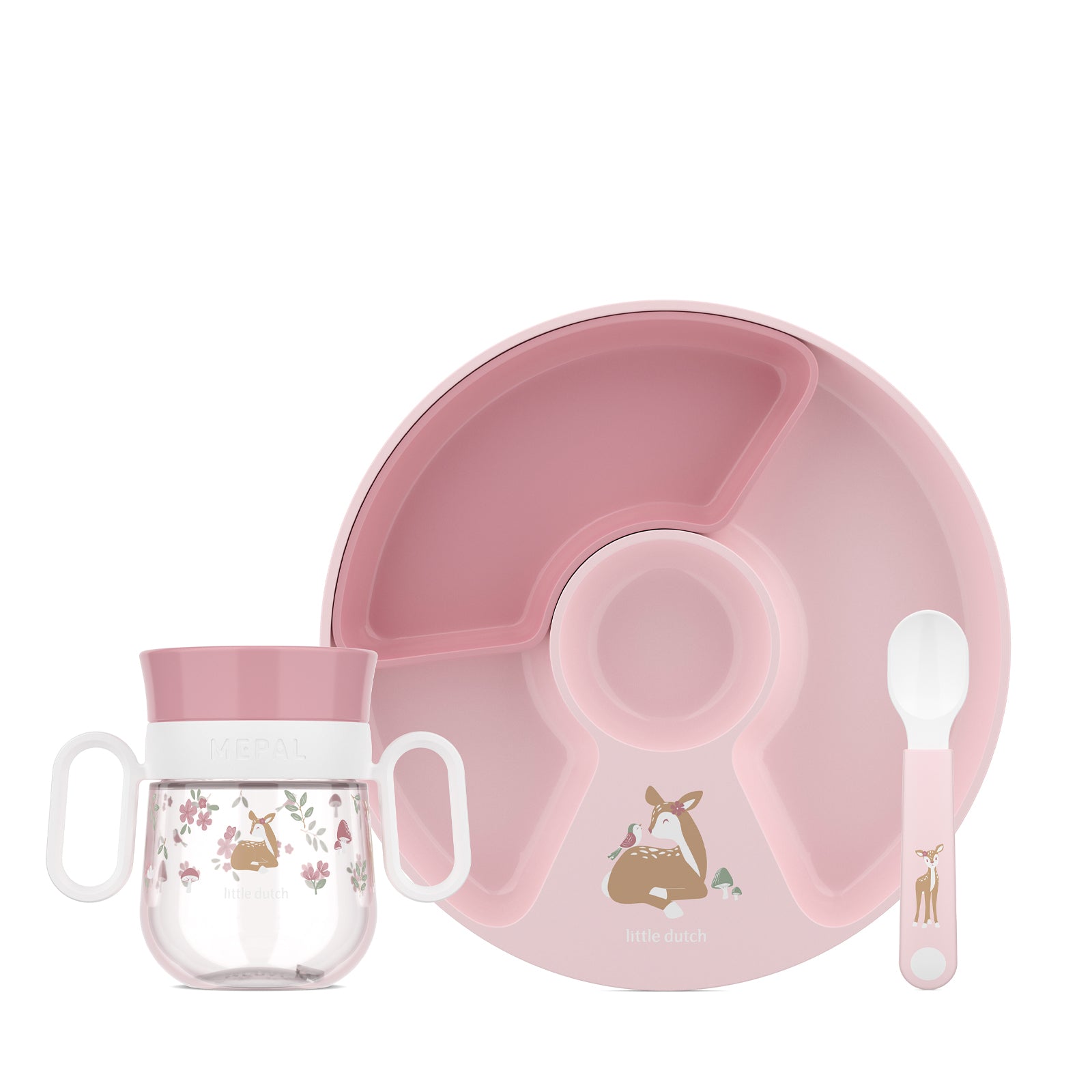 Baby Dinnerware 3 Piece Set - Fairy Garden
