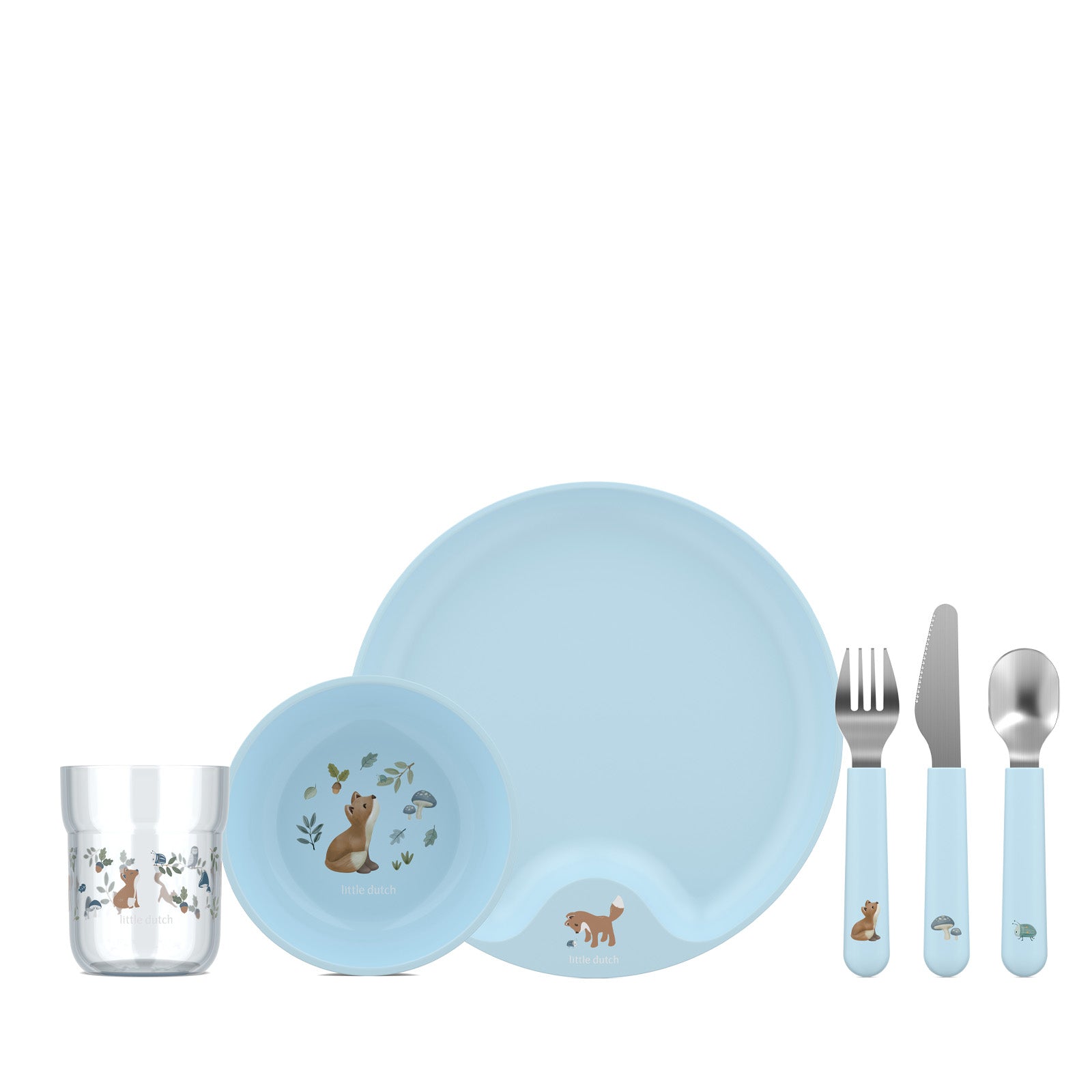 Children's Dinnerware 6 Piece Set - Forest Friends