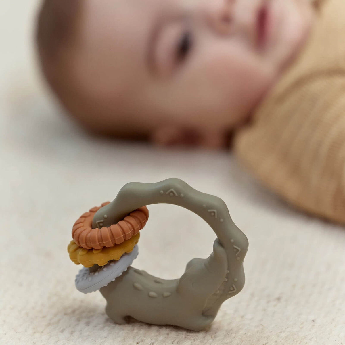Silicone Teether - Crocodile