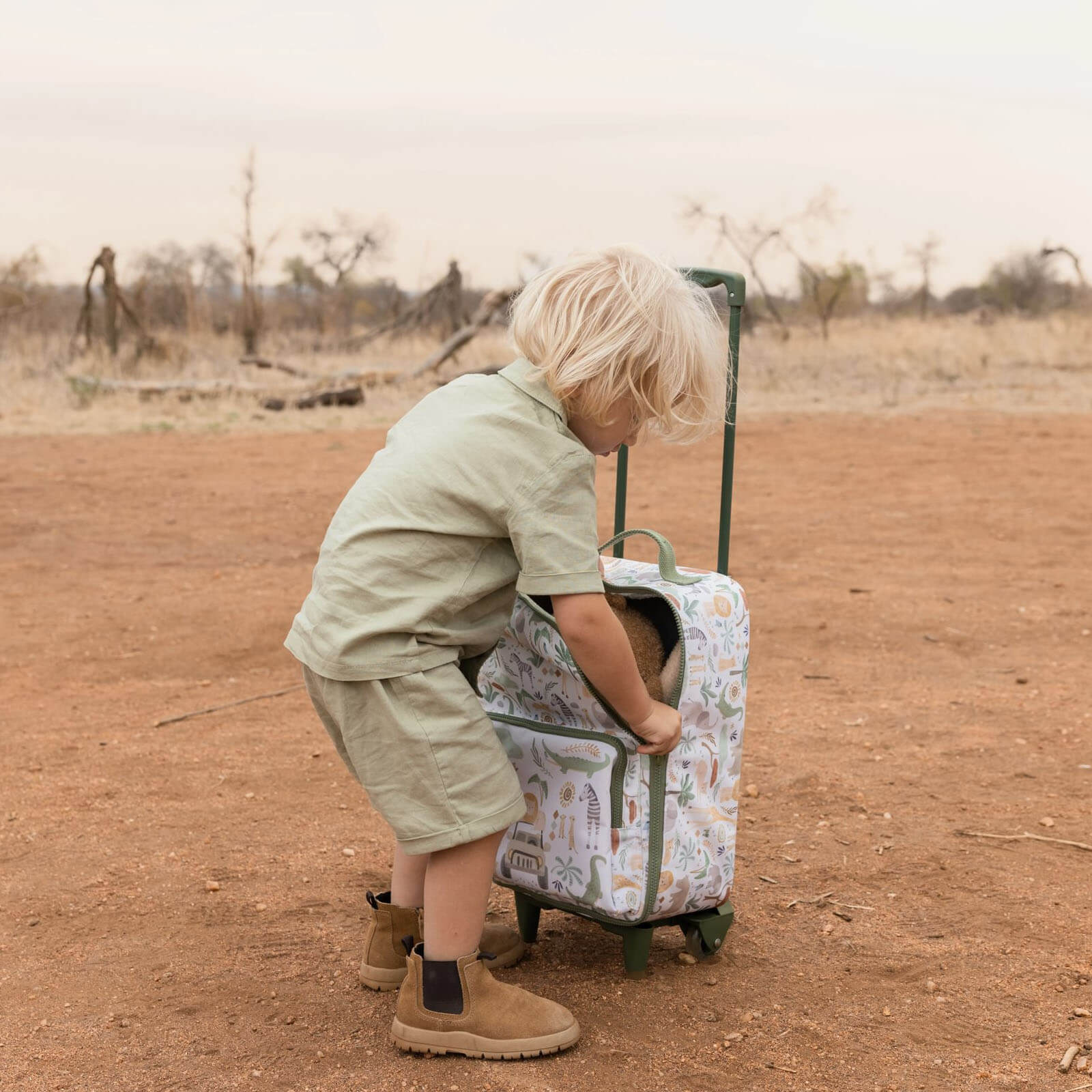 Travel Suitcase - Safari Friends