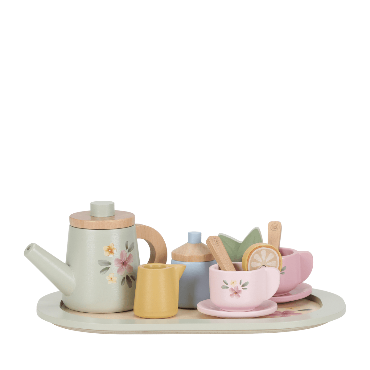 Wooden Tea Set - 12 Pieces