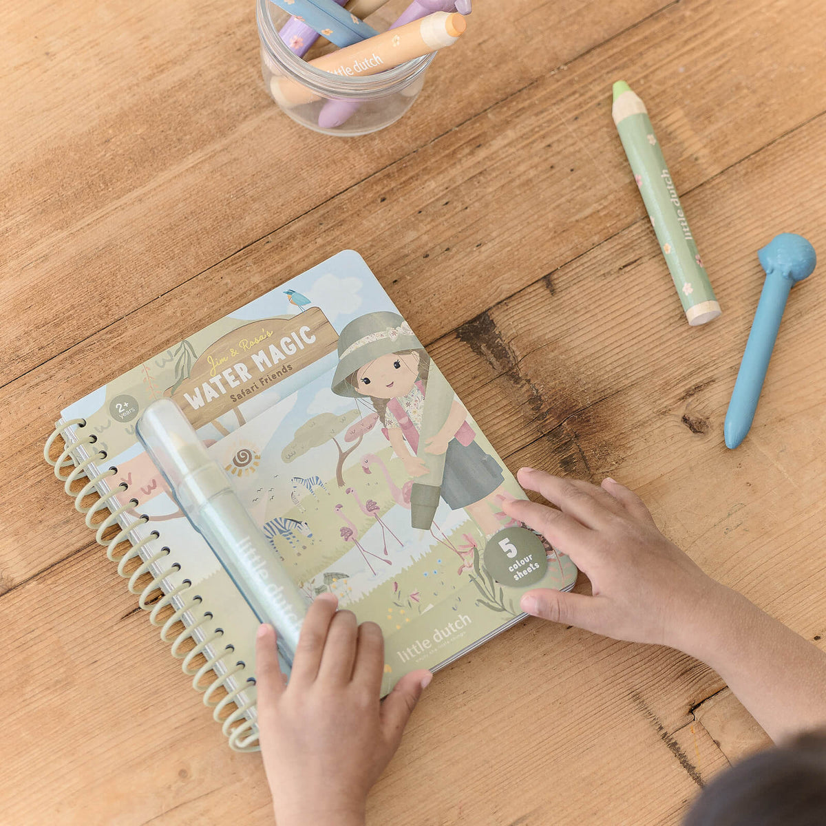 Water Magic Book - Safari Rosa
