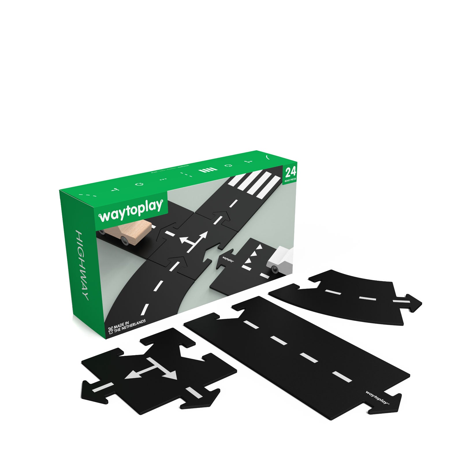 Highway - Road Track 24 Pieces