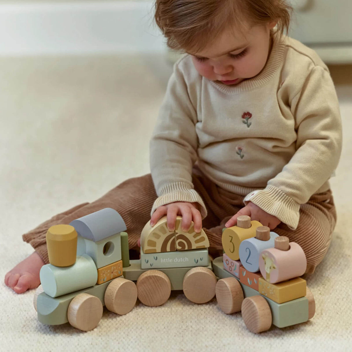 Stacking Train - Safari Friends