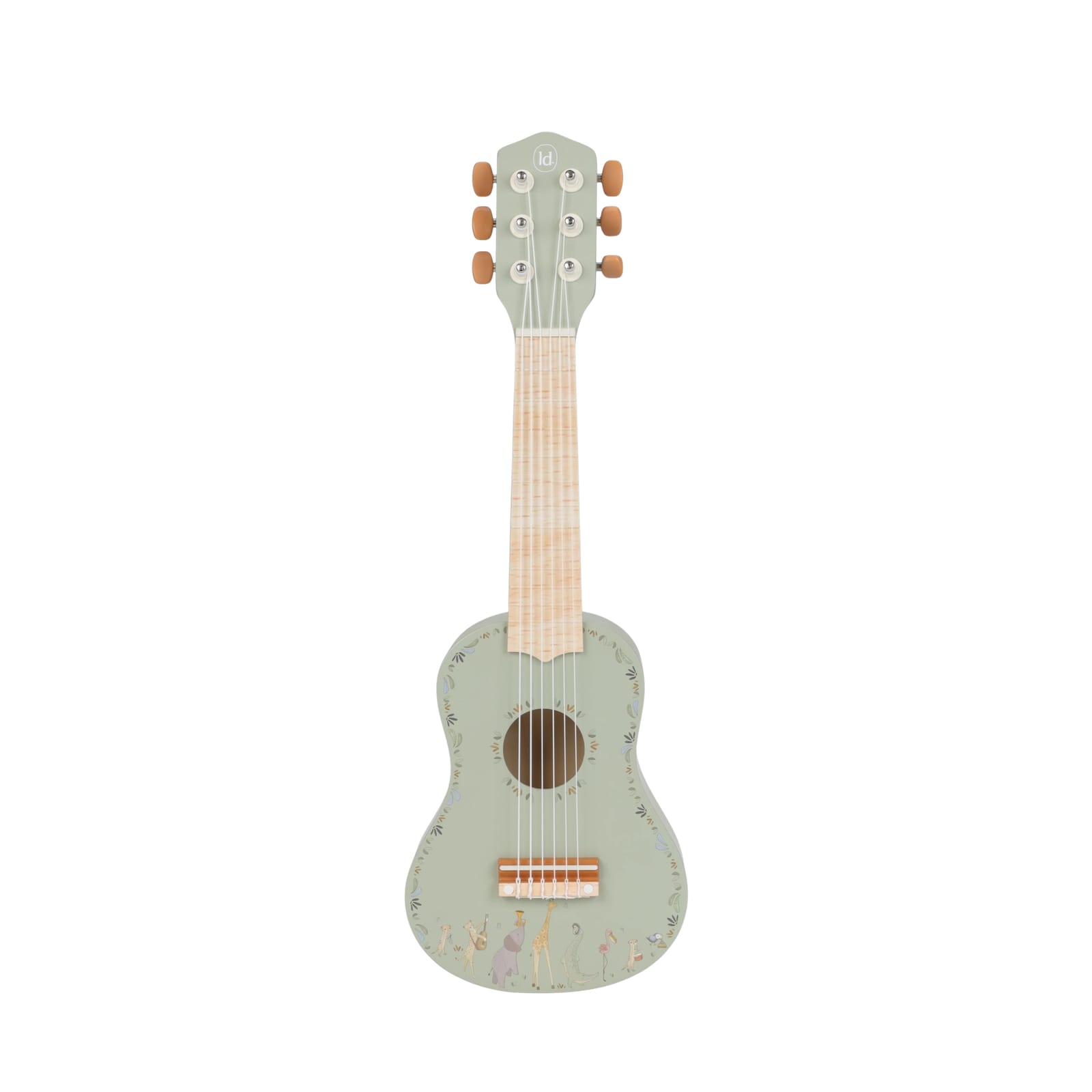 Wooden Guitar - Green - Safari Friends