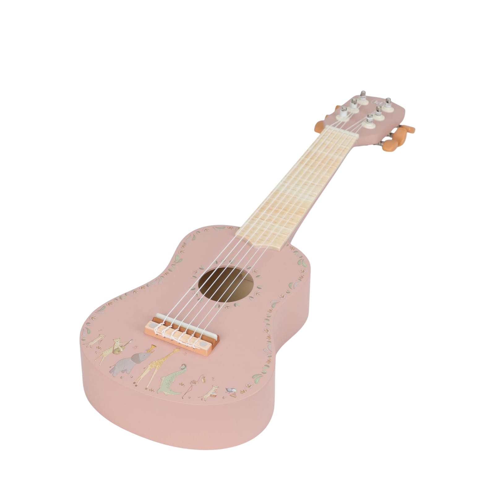 Wooden Guitar - Pink - Safari Friends