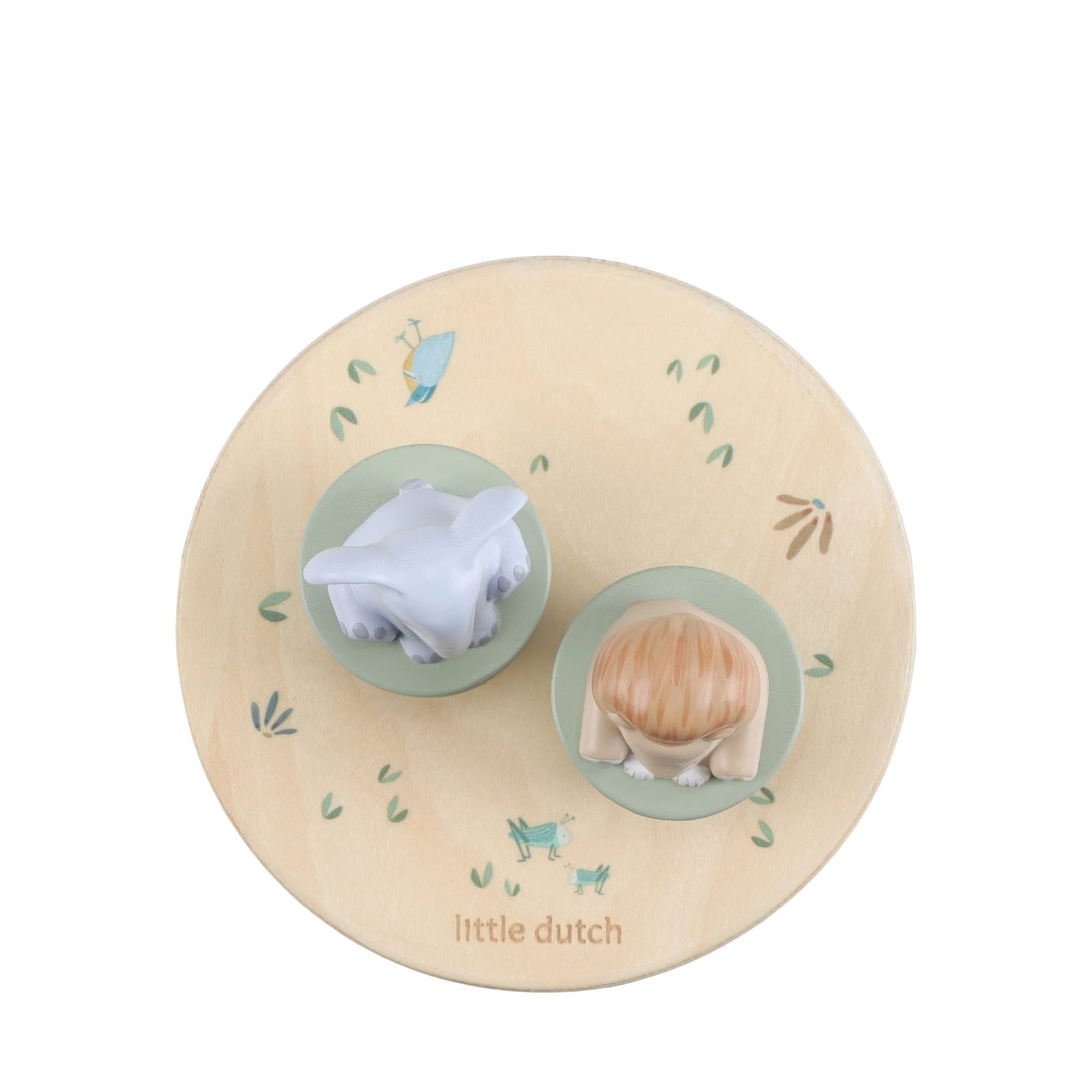 Wooden Music Box - Safari Friends