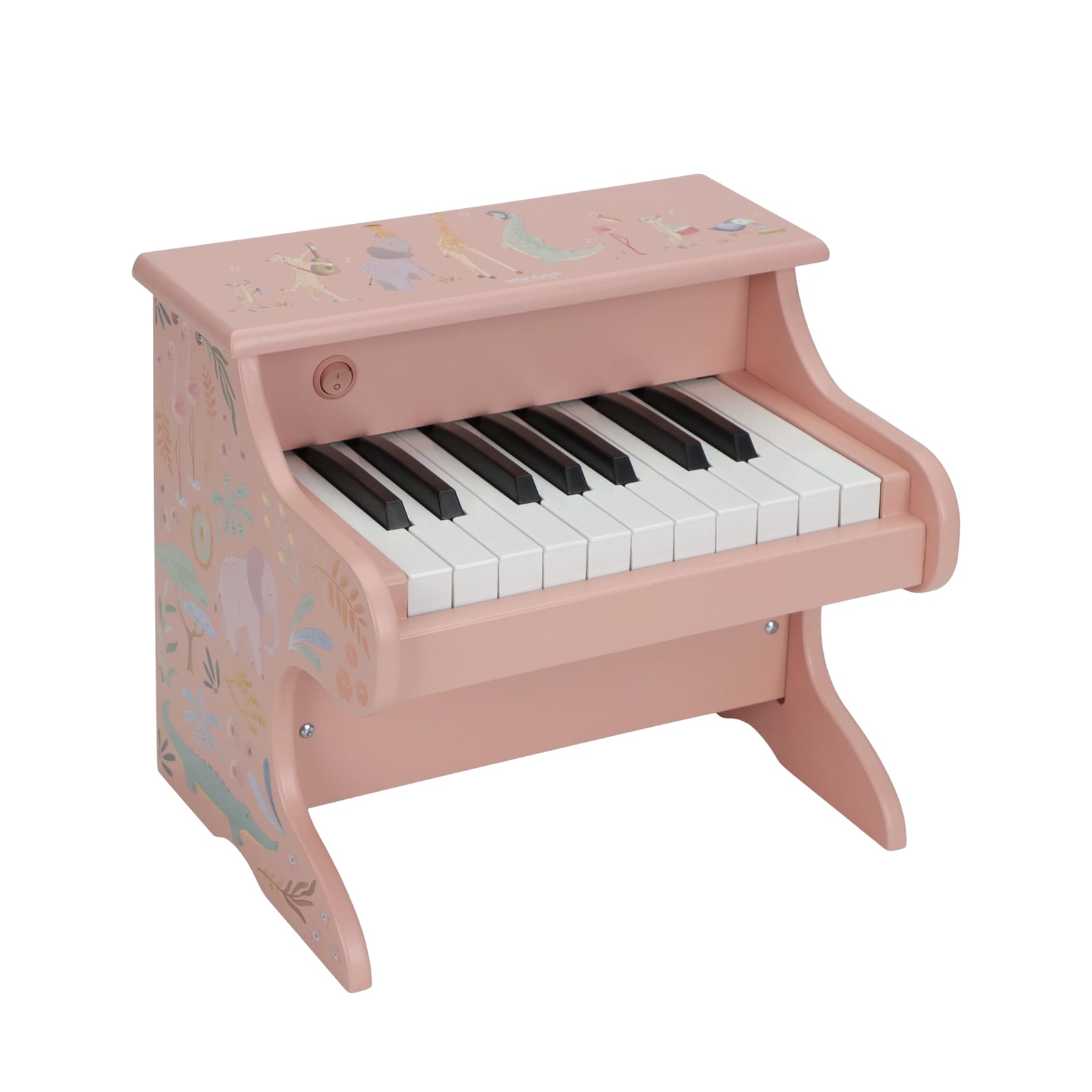 Wooden Piano - Pink - Safari Friends