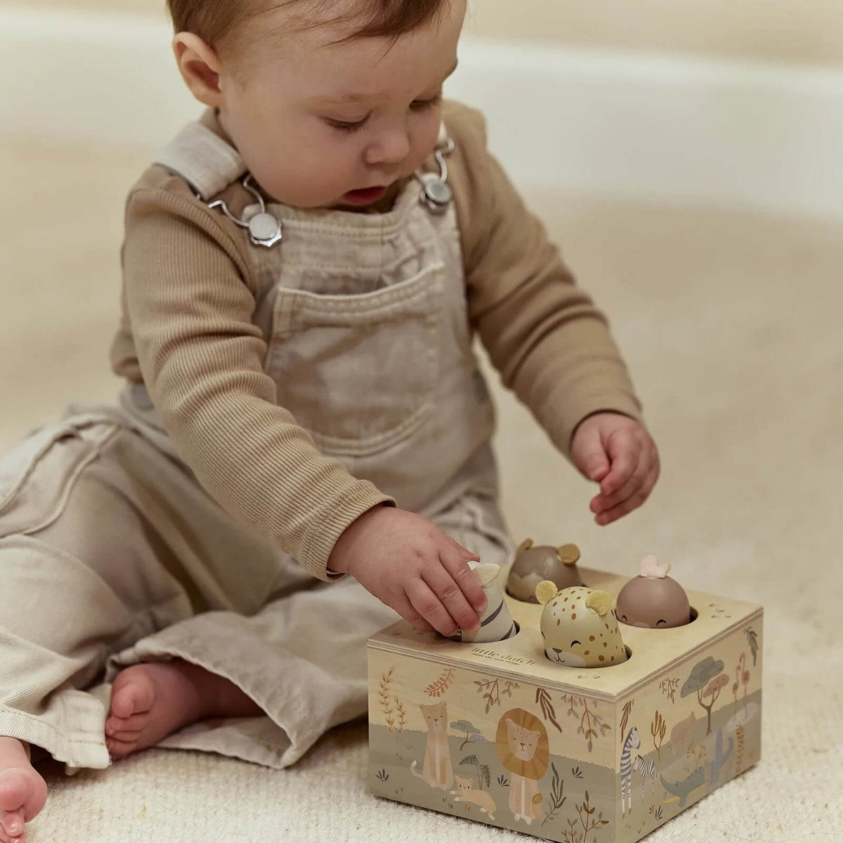 Wooden Pop Up Toy - Safari Friends