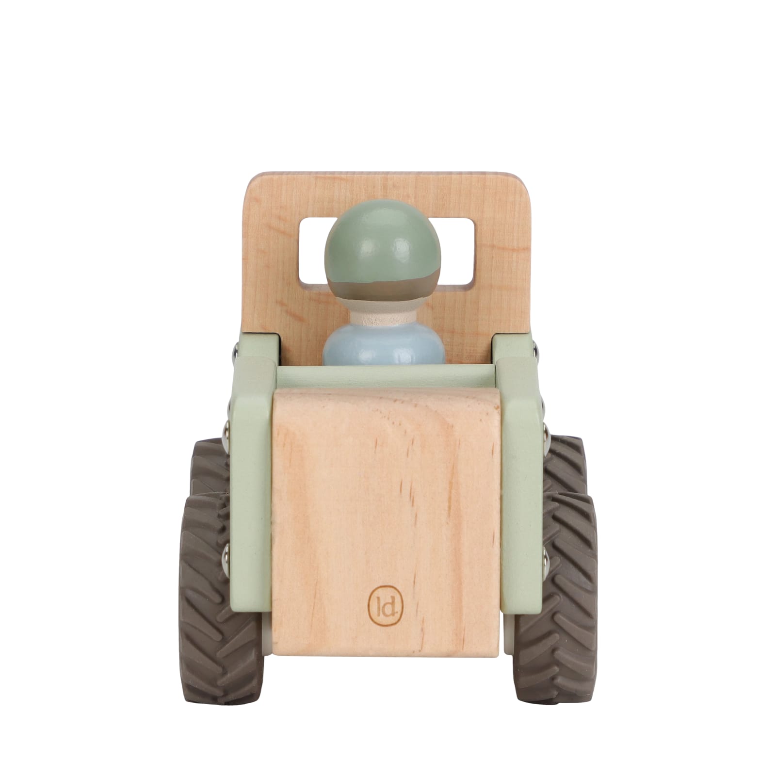 Wooden Safari Car with Pegdoll