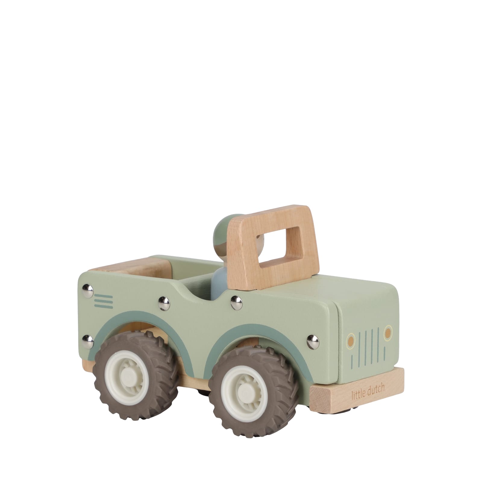 Wooden Safari Car with Pegdoll