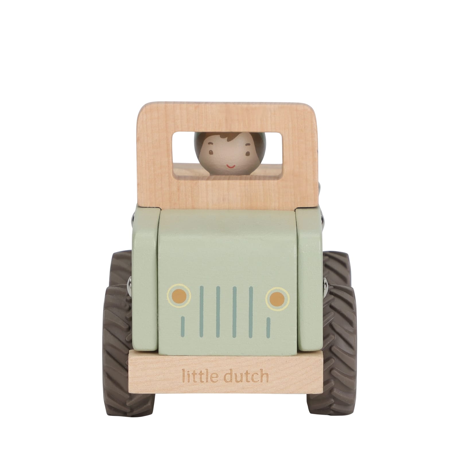 Wooden Safari Car with Pegdoll