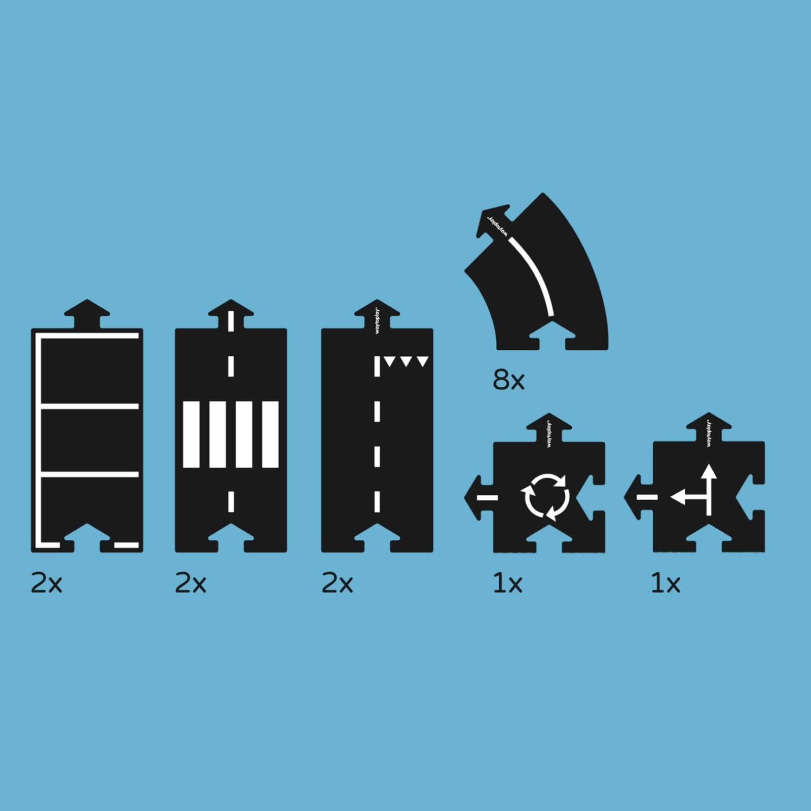 Expressway - Road Track 16 Pieces