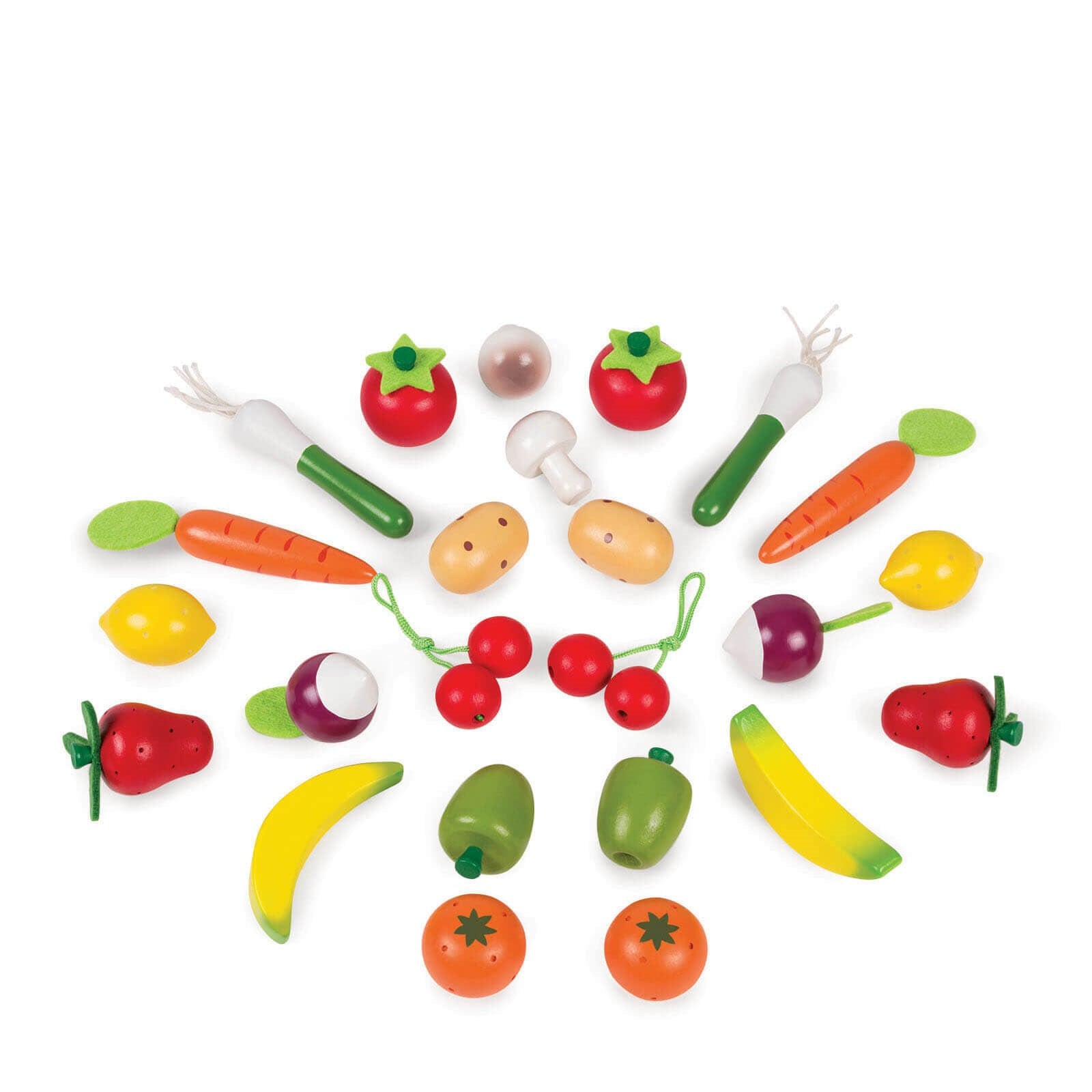 24 Pcs Fruits and Vegetables Basket